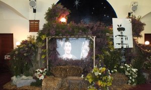 Blommeprag met boodskap